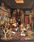 ZOFFANY  Johann Charles Towneley in his Sculpture Gallery painting